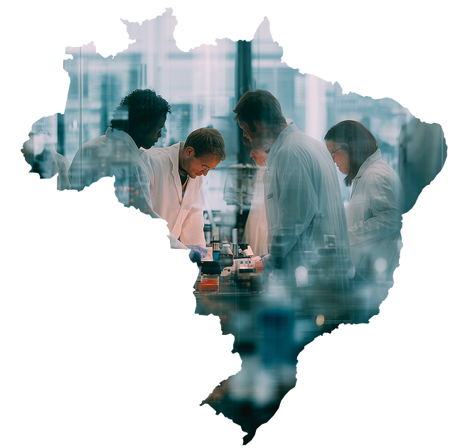 A operação em números.